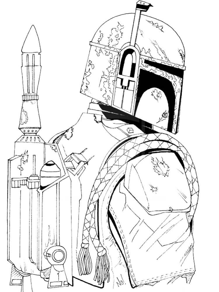 Boba Fett Coloring Pages Free Printable Coloring Pages For Kids