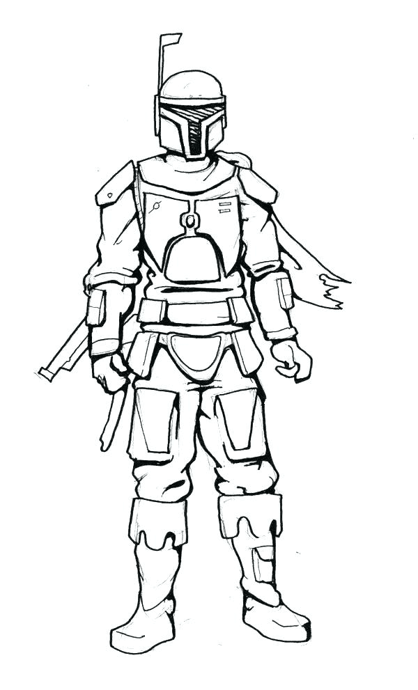 Boba Fett Free Coloring Page Free Printable Coloring Pages