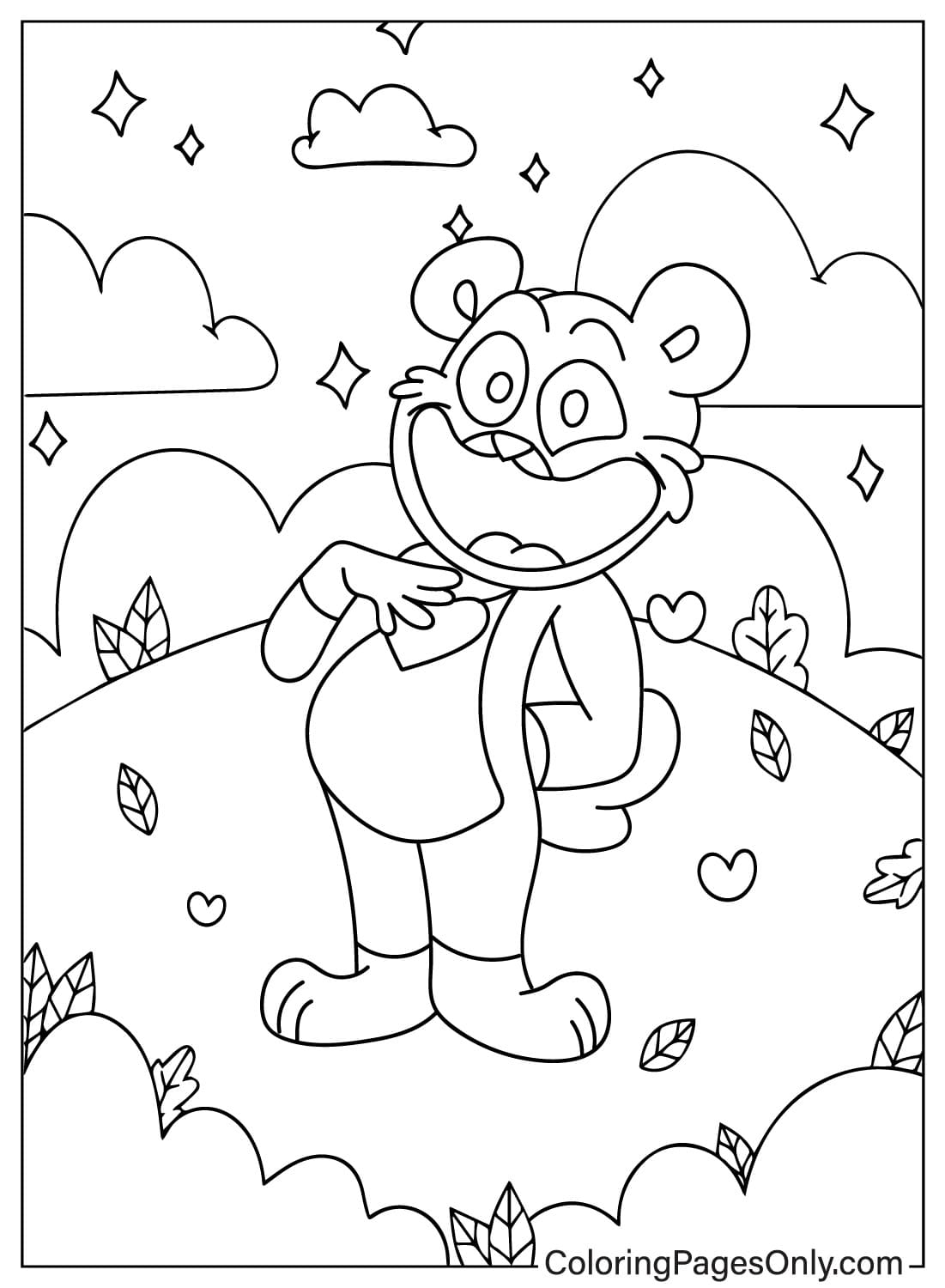 Bobby BearHug Coloring Page Free Printable Coloring Pages