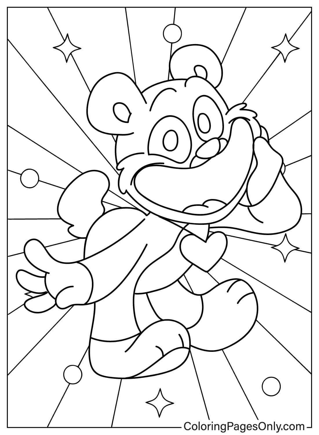Bobby BearHug Coloring Page Free Printable Coloring Pages