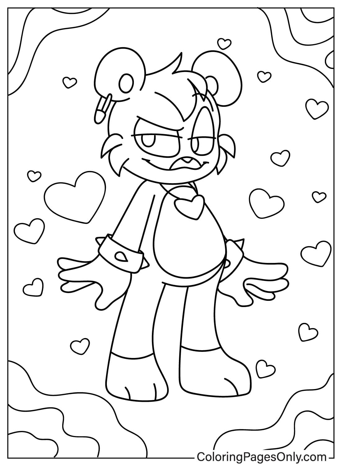 Bobby Bearhug Coloring Page