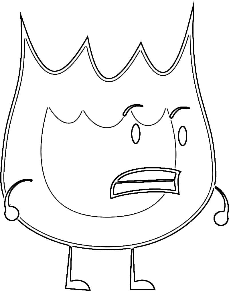 Battle For Dream Island Coloring Pages
