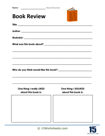 Book Review Worksheets 15 Worksheets Worksheets Library