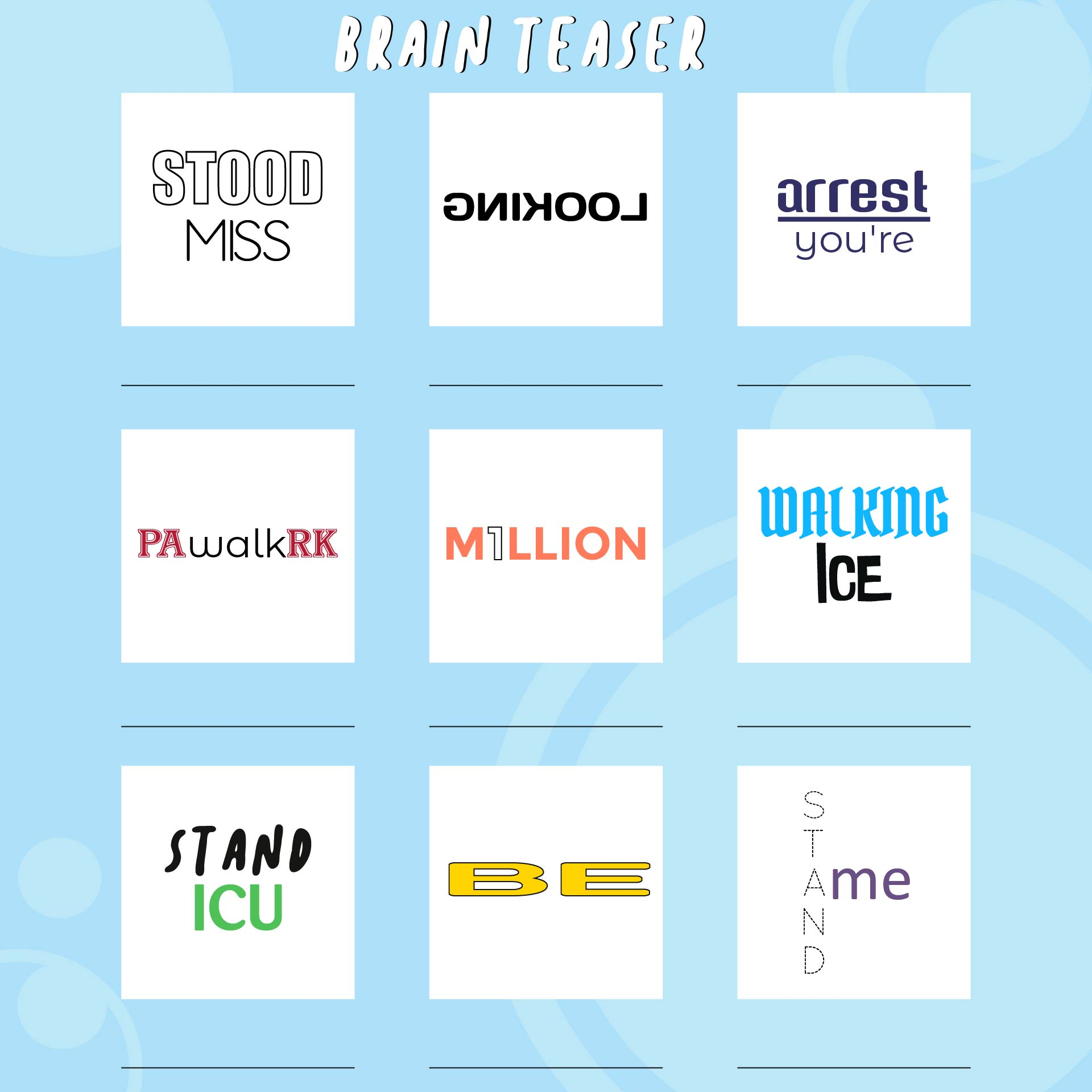 Brain Games Seniors Worksheets 10 Free PDF Printables Printablee