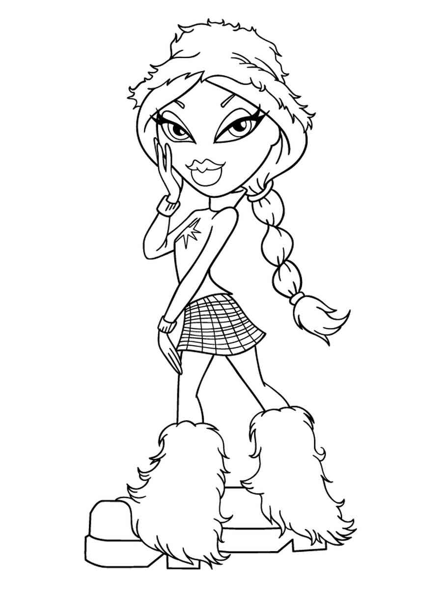 Bratz 41 Coloring Page