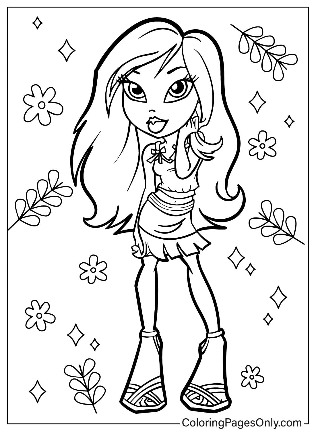 Bratz Coloring Page Images Free Printable Coloring Pages