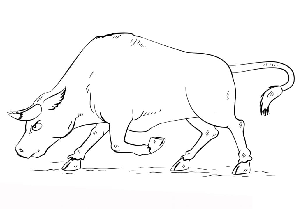 Bull 2 Coloring Page Free Printable Coloring Pages For Kids
