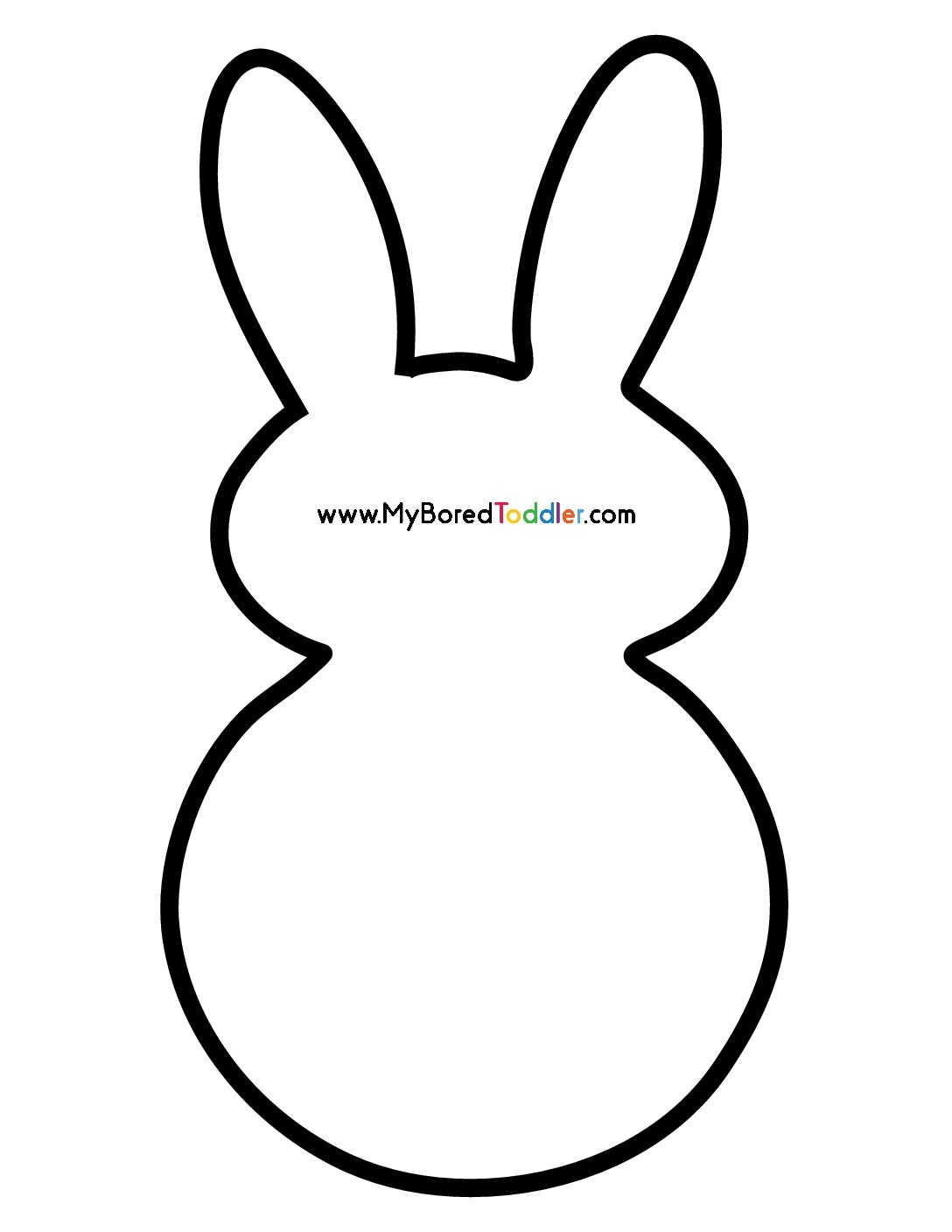 Bunny Printable Template