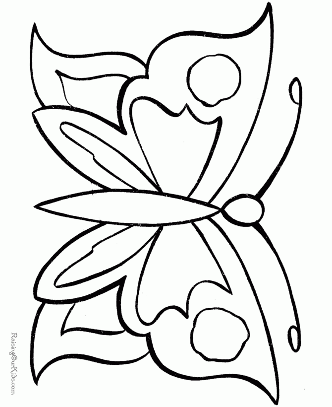 Butterfly Free Coloring Pages