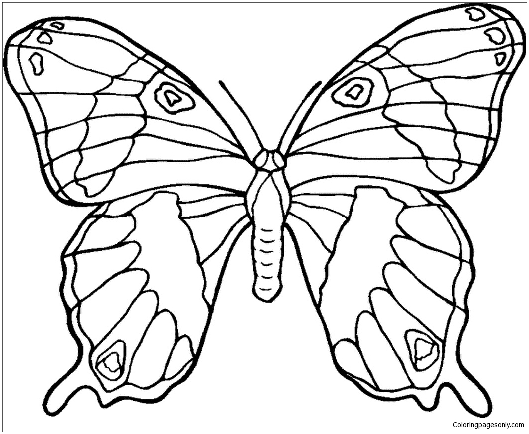 Butterfly Mandala 3 Coloring Pages Mandala Coloring Pages Coloring 