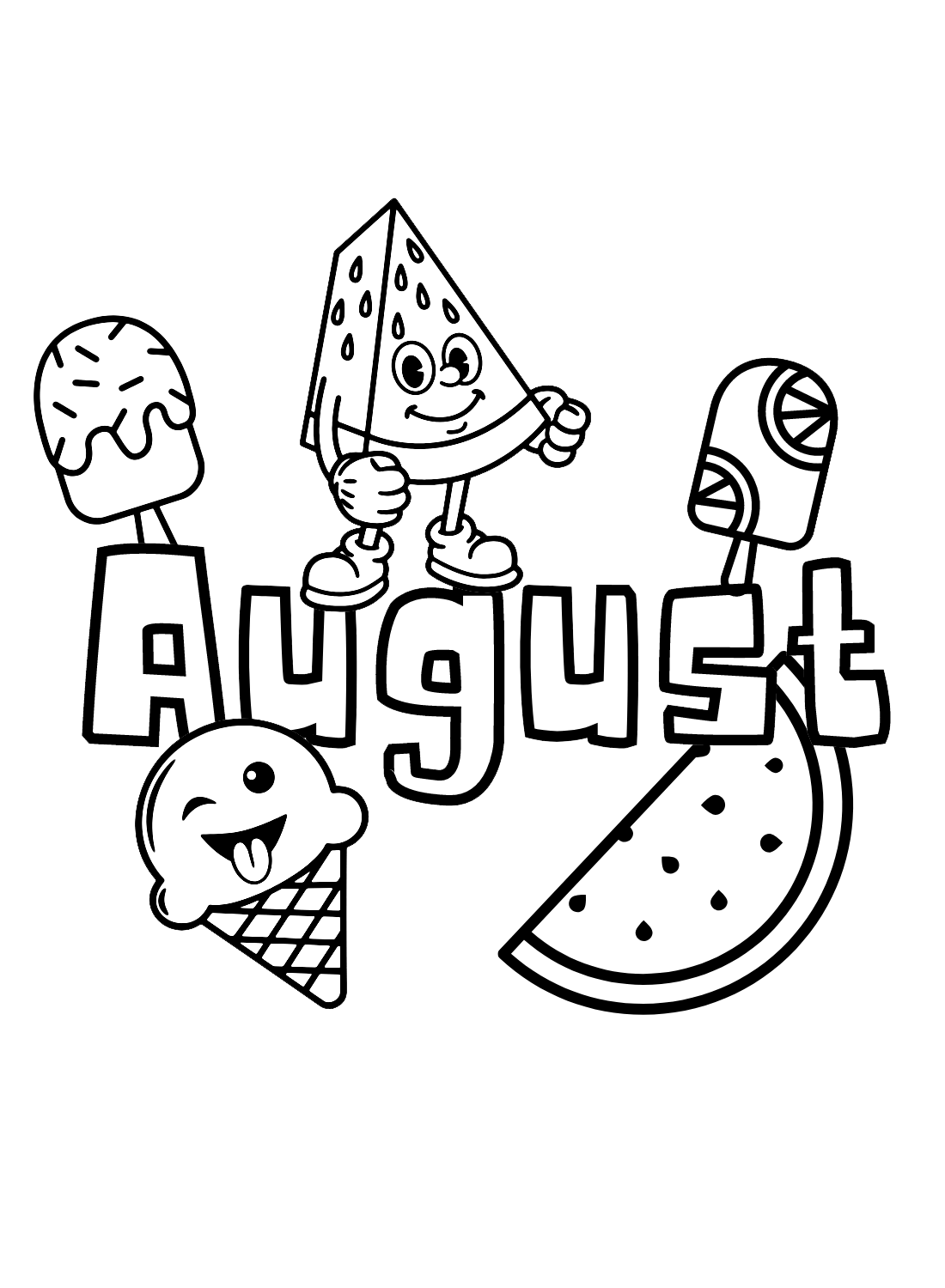 Calendar August 2023 Coloring Page Free Printable Coloring Pages