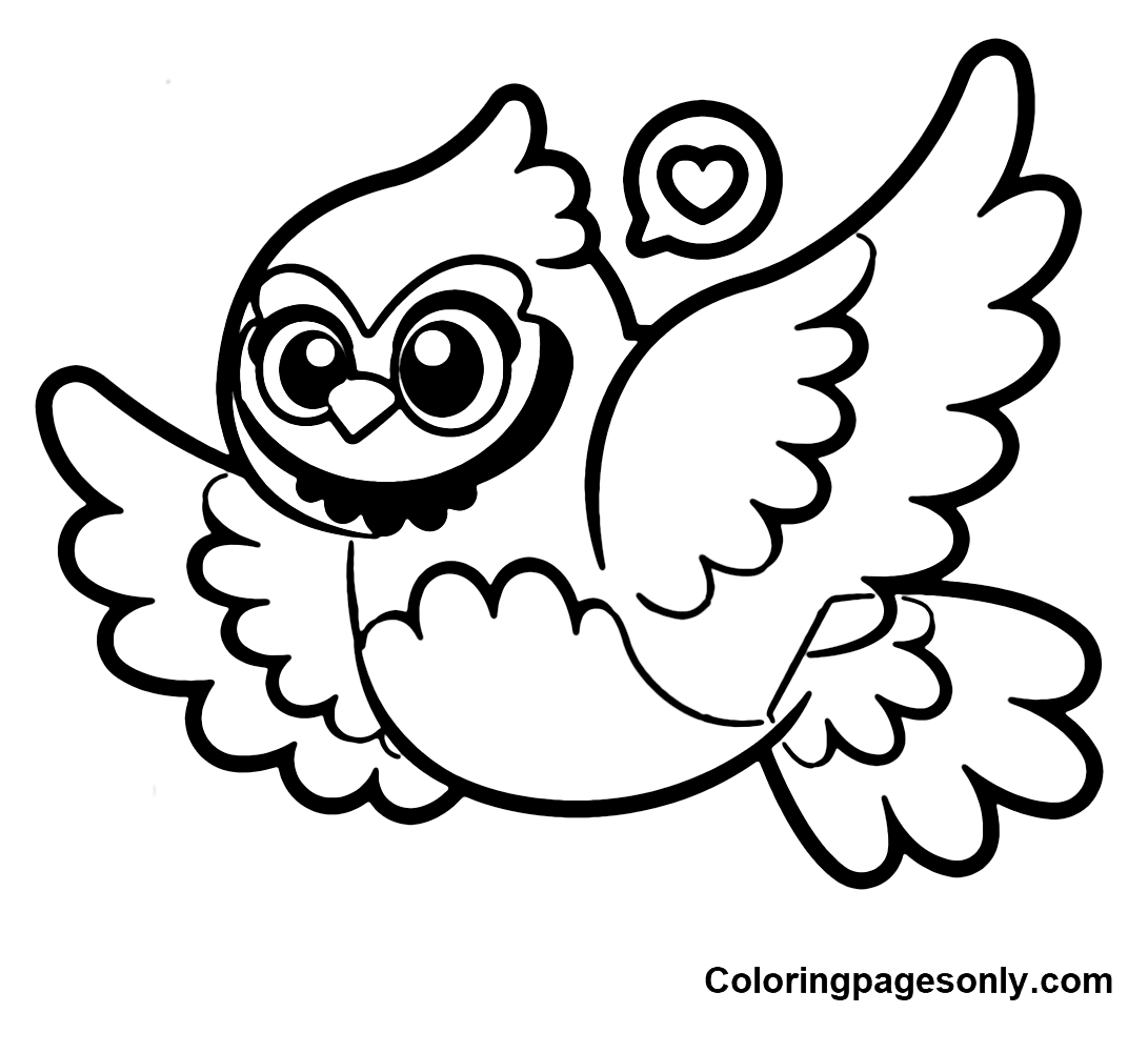 Cardinal Bird Coloring Pages