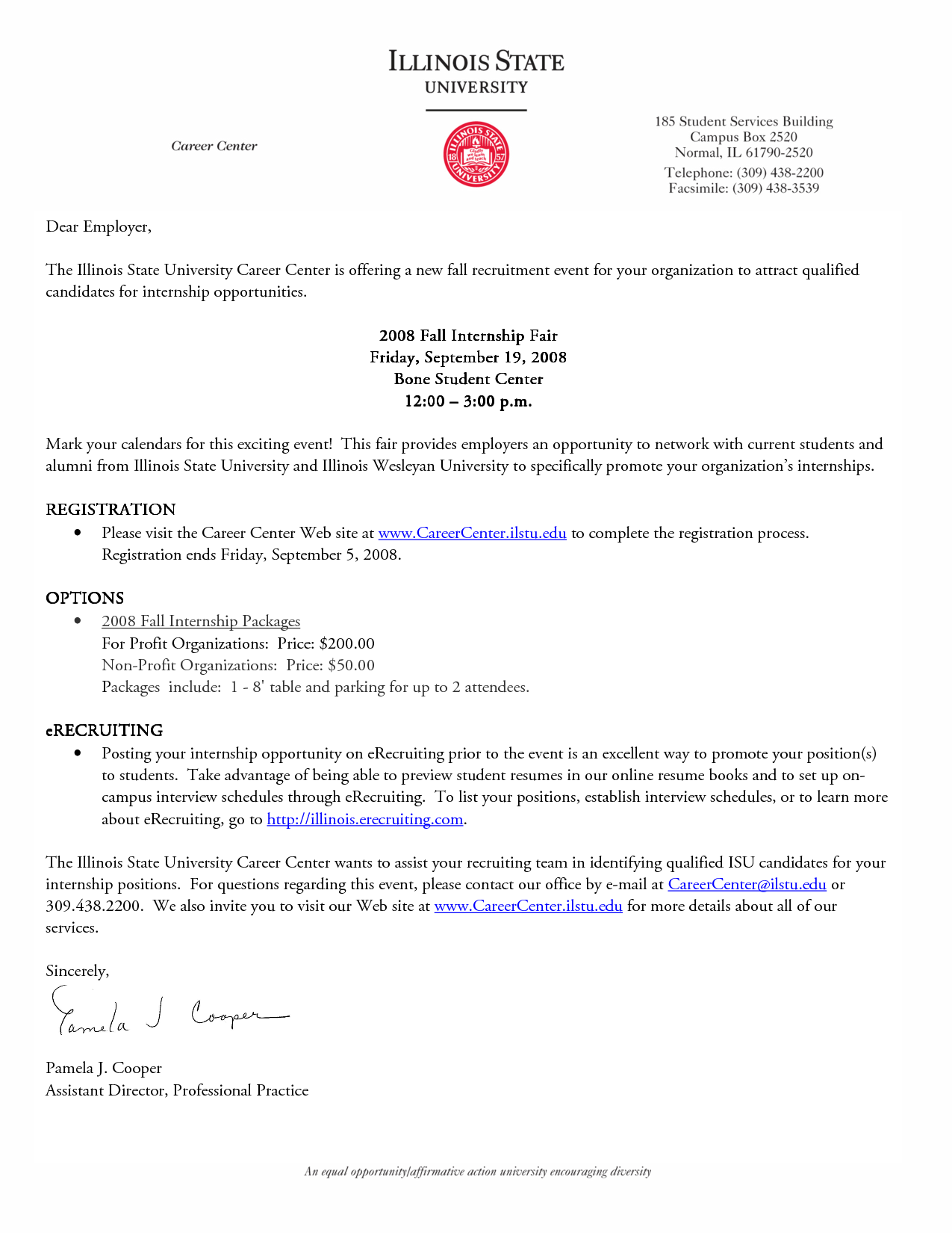 Career Fair Invitation Templates