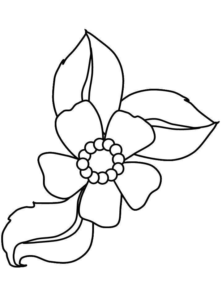 Cartoon Flowers Coloring Pages Cartoon Coloring Pages