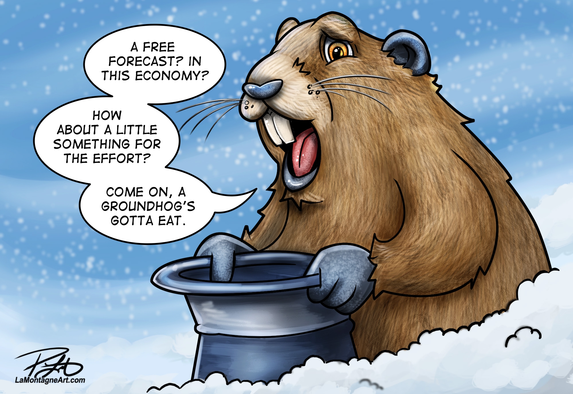 CARTOON Groundhog Day The Quebec Chronicle Telegraph