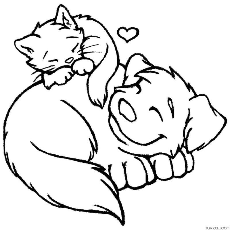 Coloring Page Dogs