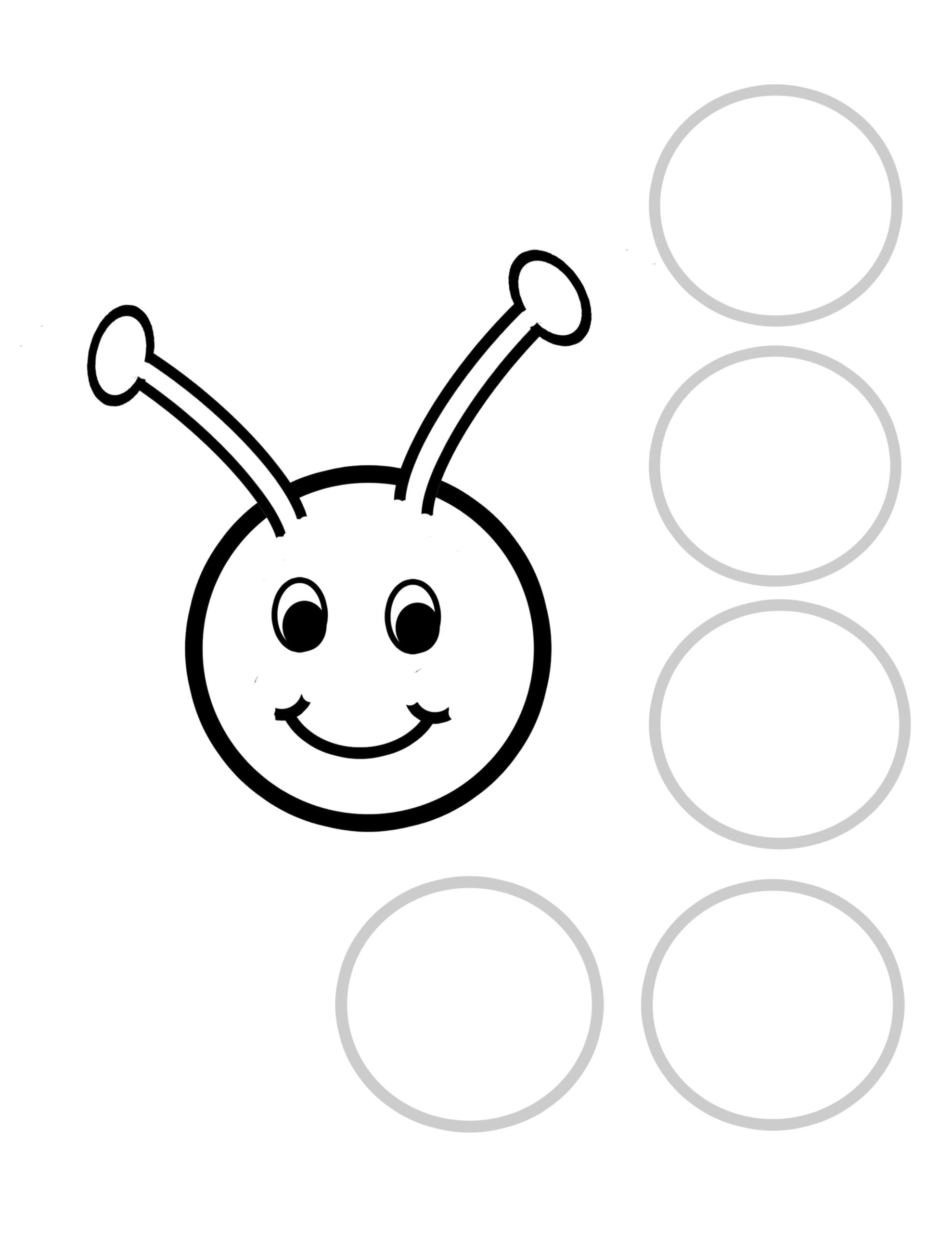 Caterpillar Template Free Printable Free Printable