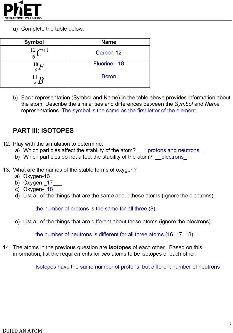 Charges Of Ions Worksheet Answer Key Db excel