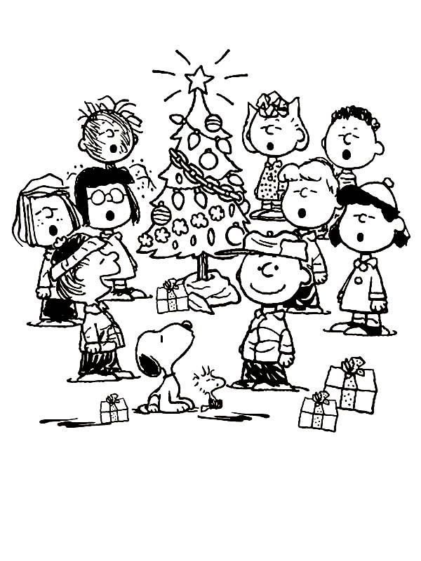 Charlie Brown Christmas Coloring Pages At GetColorings Free 