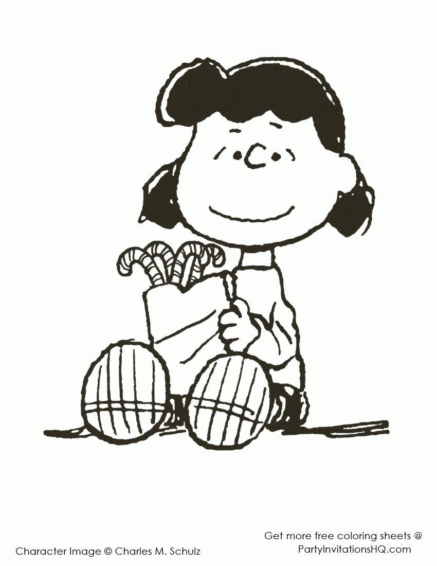 Charlie Brown Snoopy Christmas Coloring Pages Coloring Home