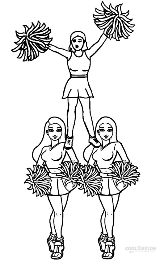 Cheerleader Color Page Pom Cheerleader Metallic Aliexpress Rainbow 