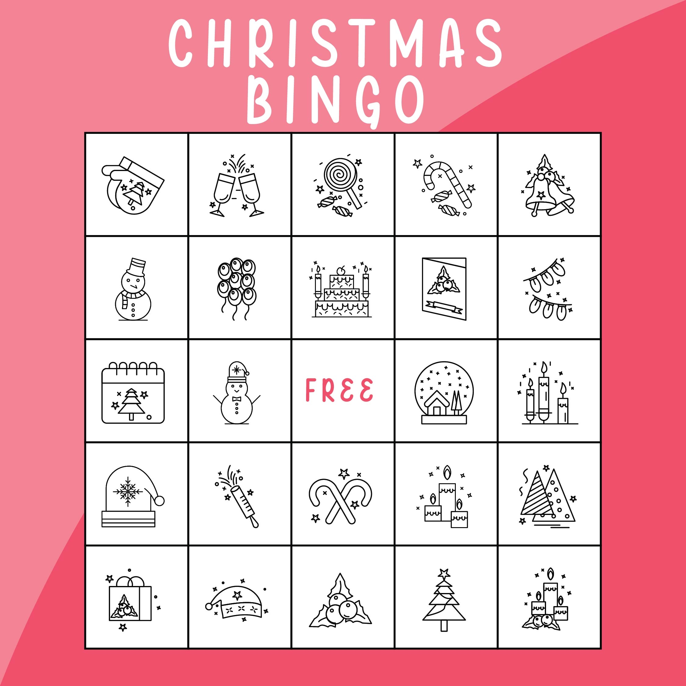 20 free printable christmas bingo cards pdf