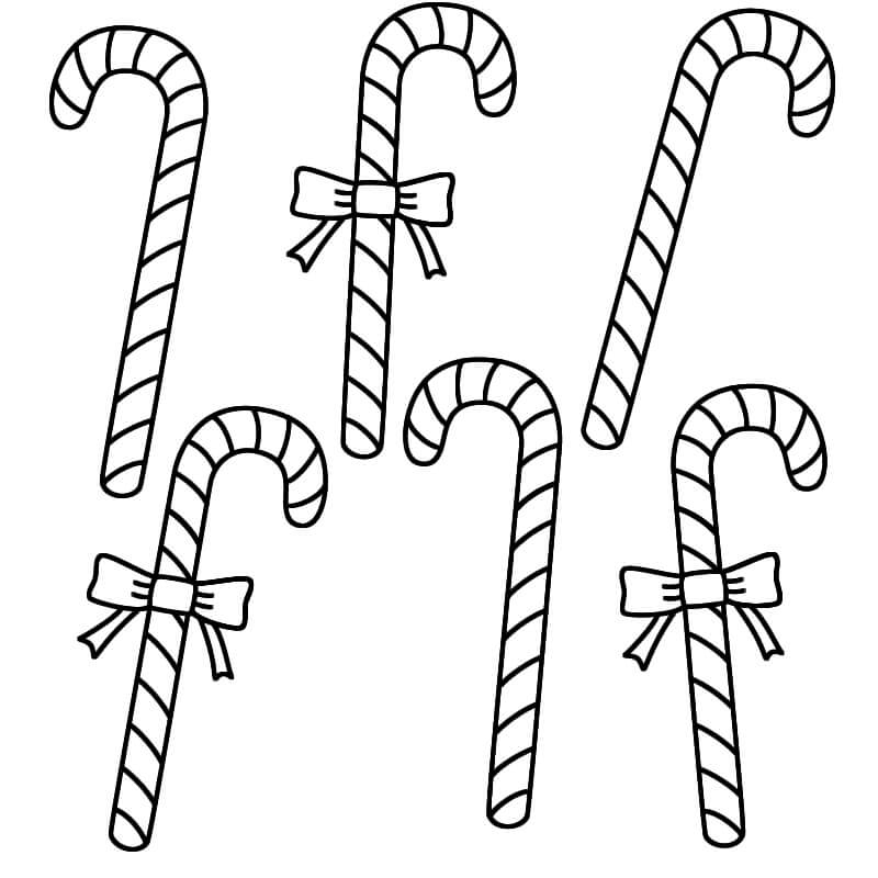 Christmas Candy Cane Coloring Page Free Printable Coloring Pages For Kids