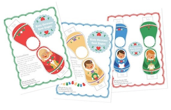 Christmas Children 39 s Printable Craft Russian By Meganlintucker