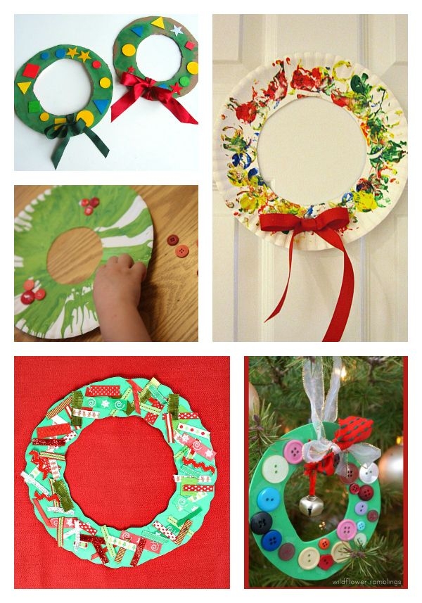 Christmas Wreath Crafts For 3 Year Olds Crafts For 2 Year Olds