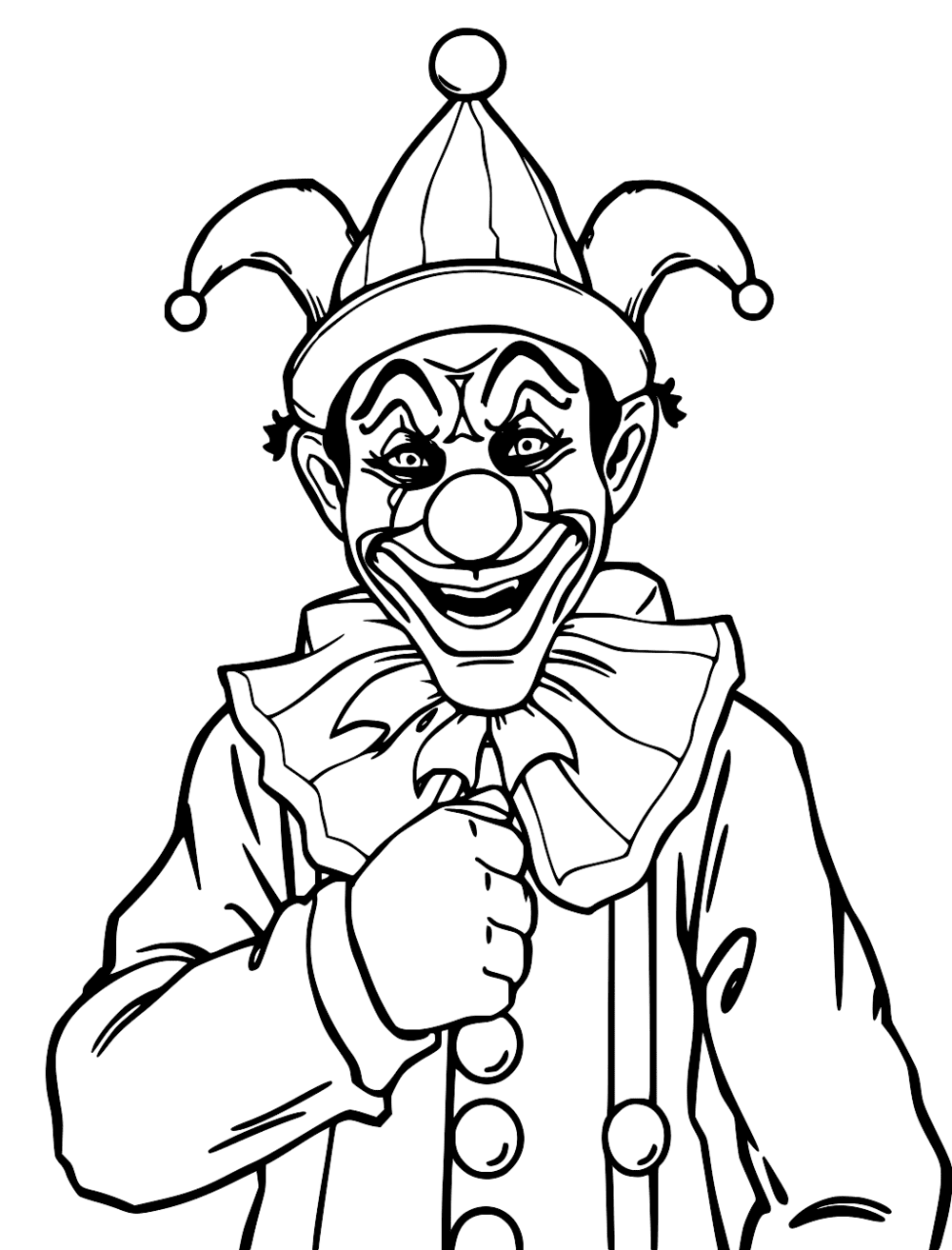 Circus Clown Coloring Pages