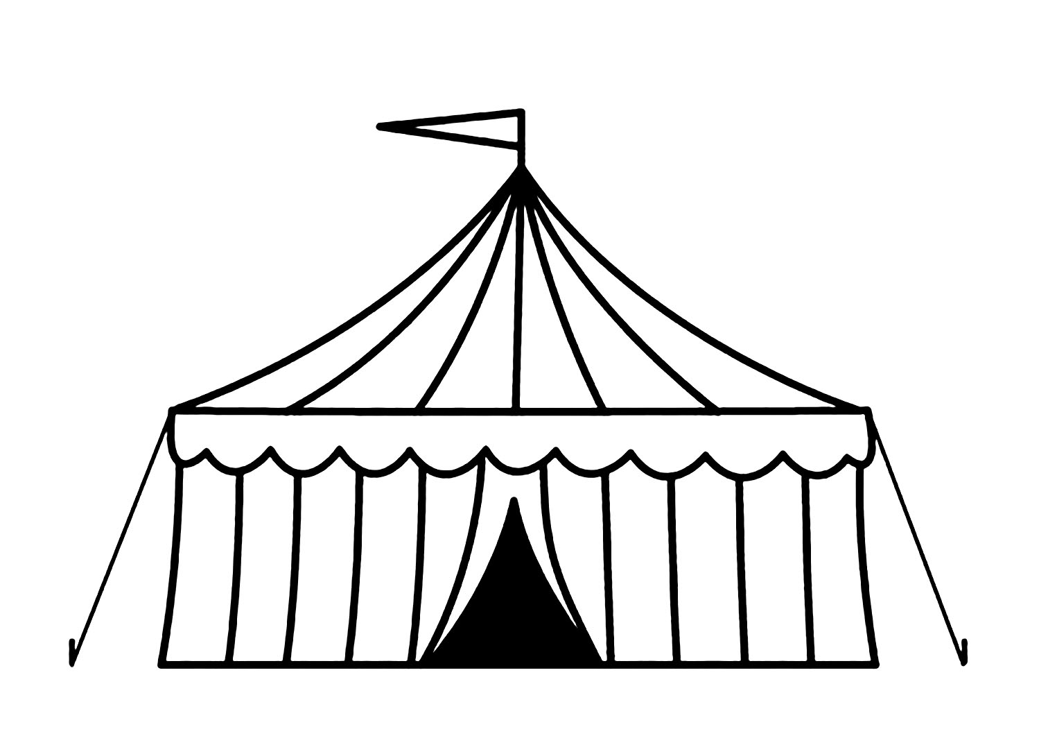 Circus Image To Print And Color Circus Coloring Pages For Kids