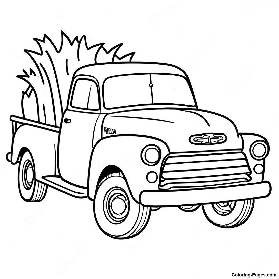 Chevy Truck Coloring Page