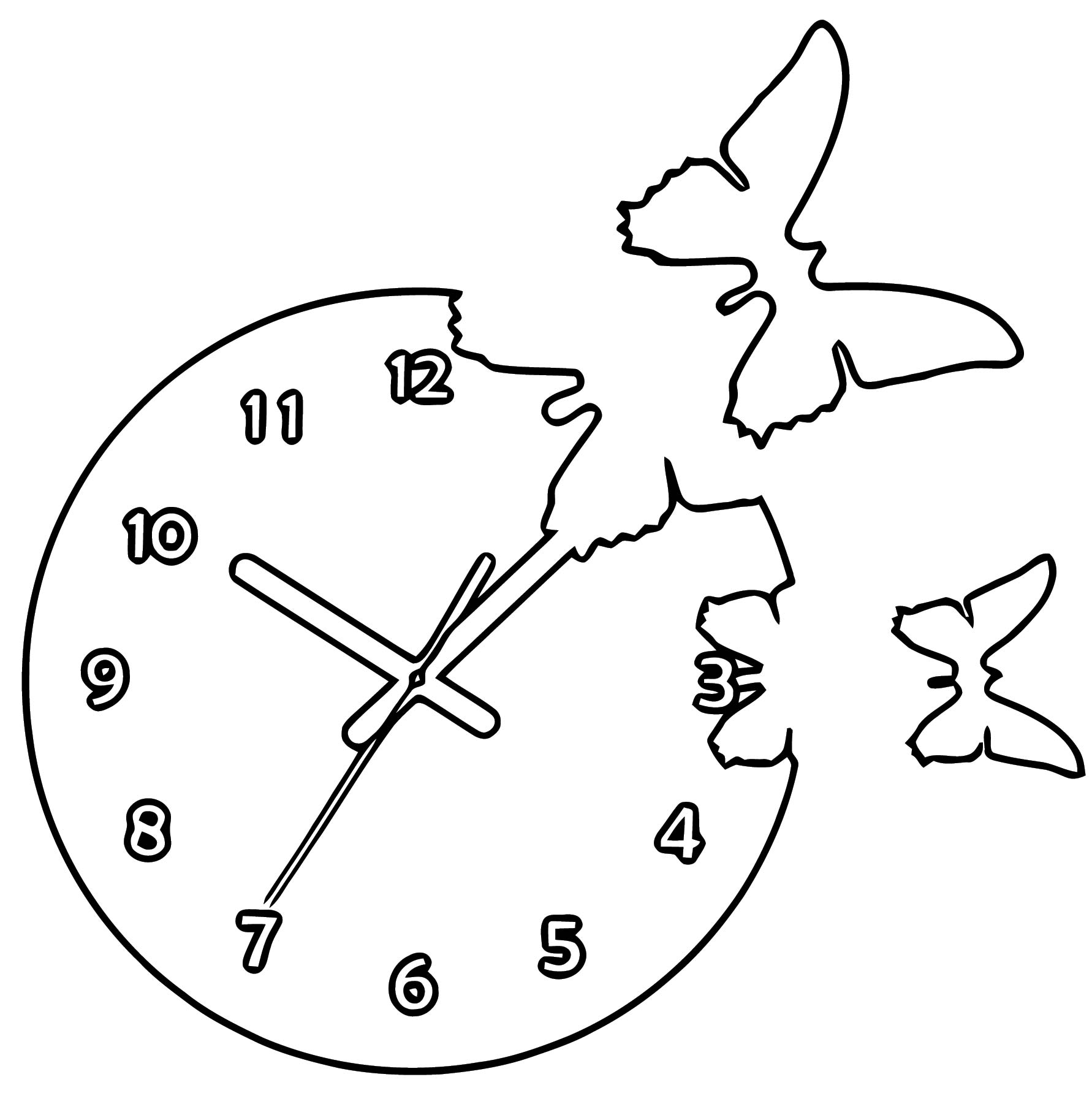 Clock Coloring Page WeColoringPage Wecoloringpage 19845 The Best Porn 