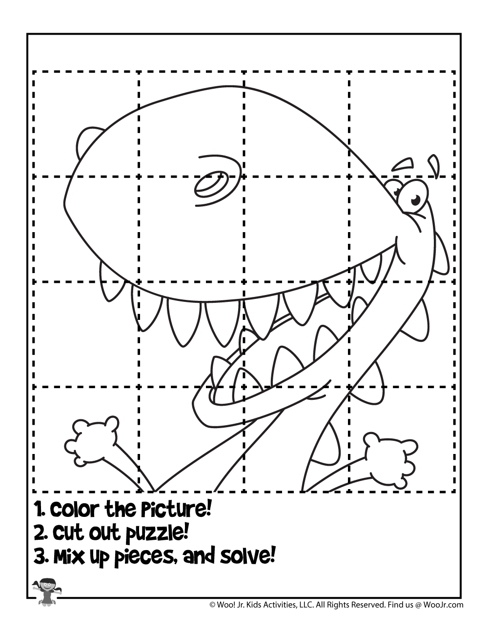 printable puzzle for toddler
