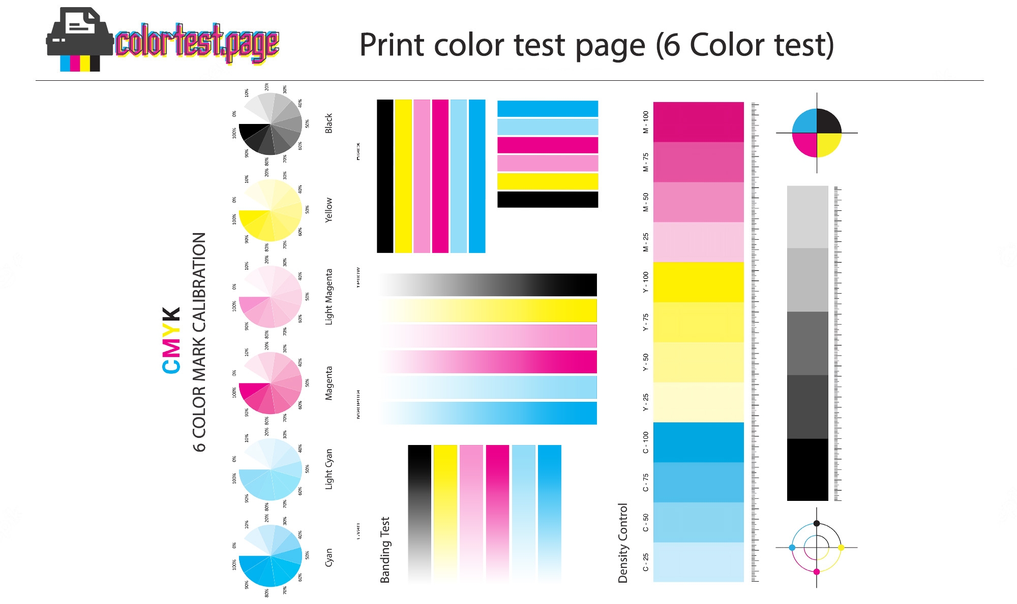 Color Printer Test Page Image Infoupdate