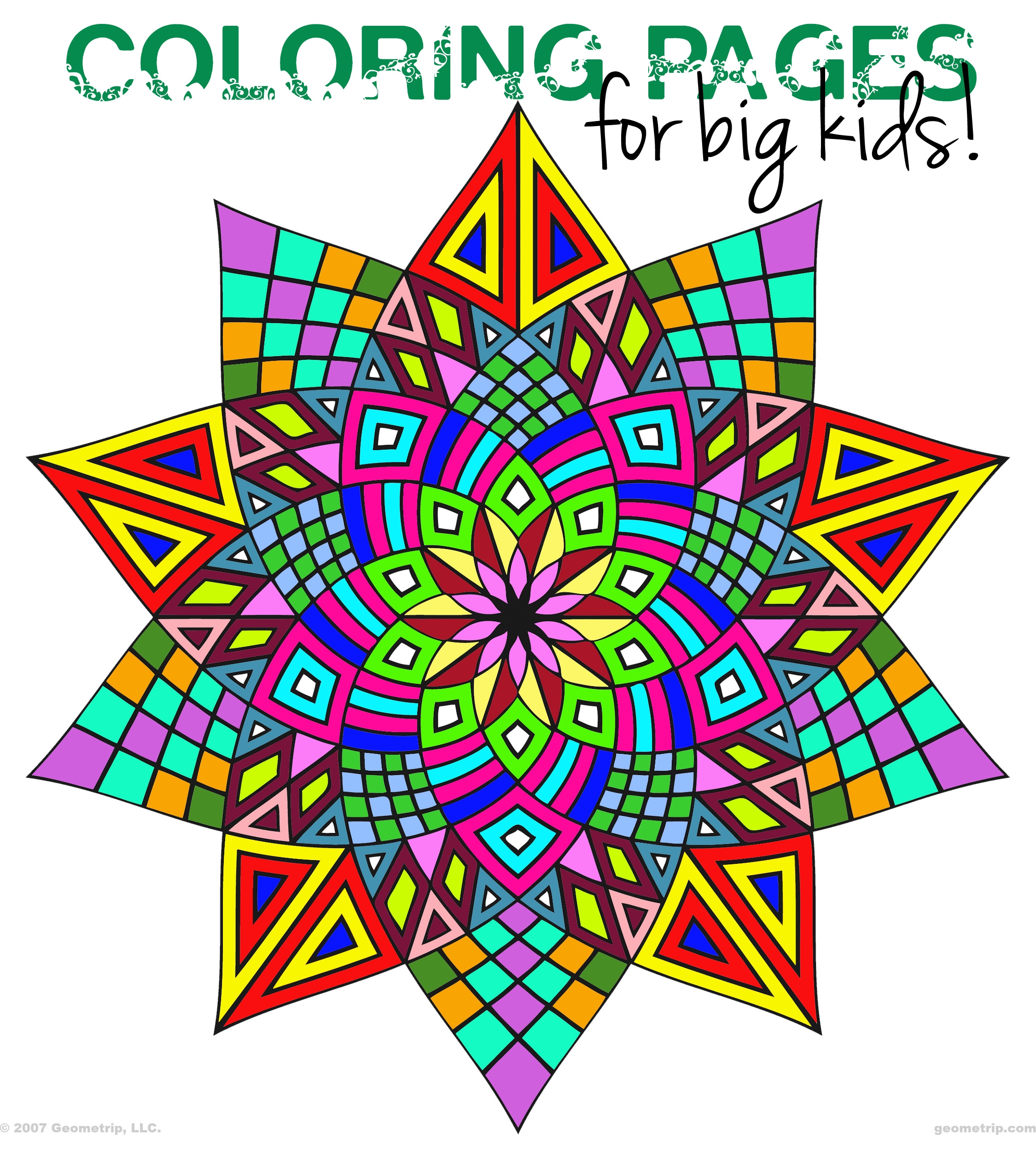 Coloring Pages Already Colored
