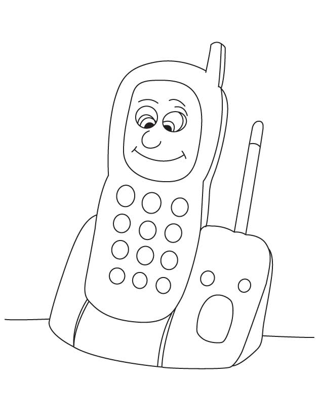 Coloring Pages Of Phones