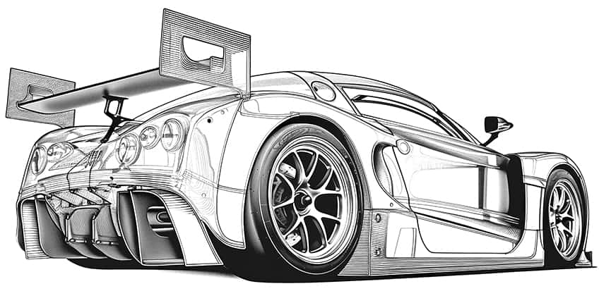 free printable coloring pages race cars