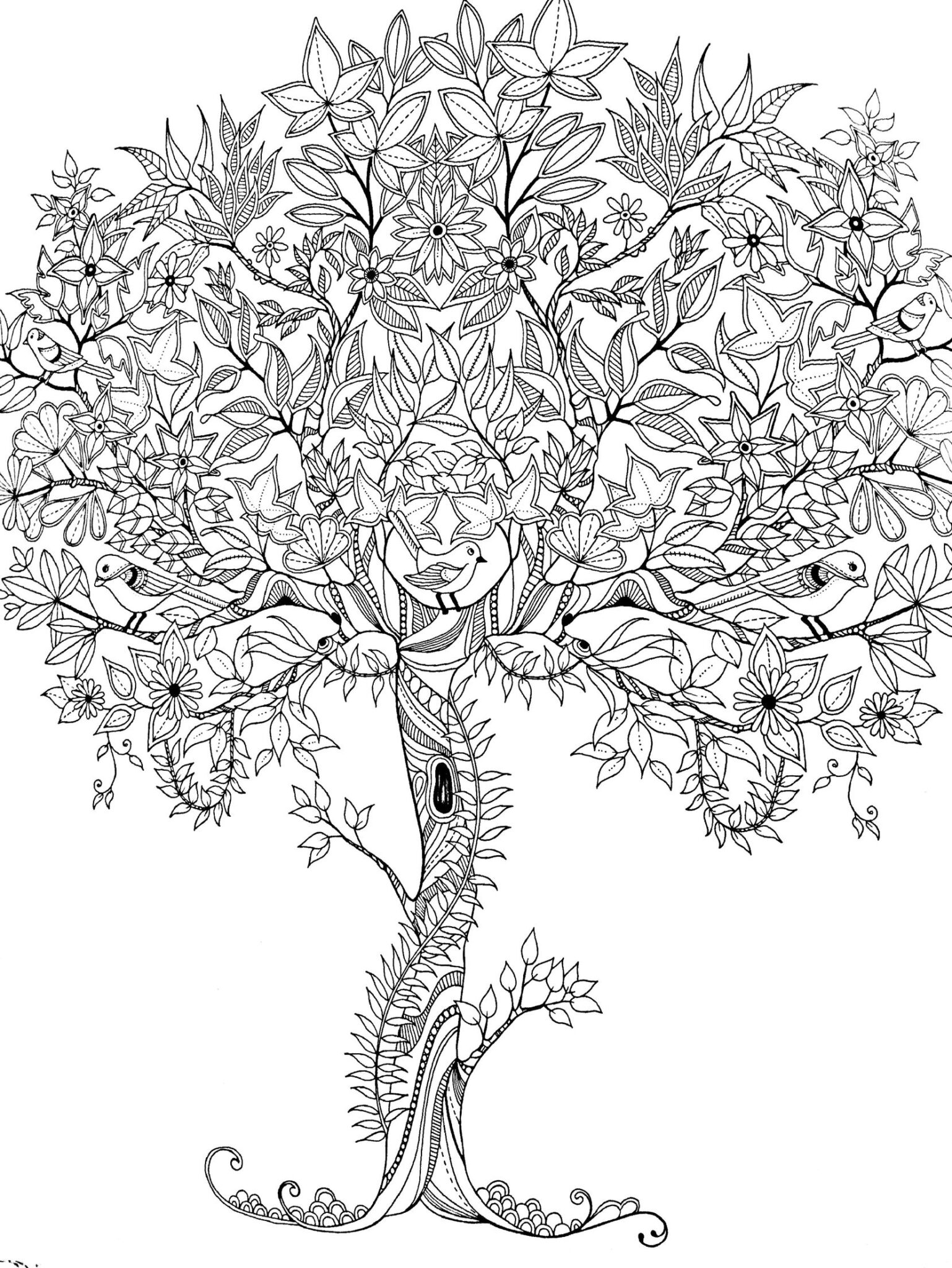 Coloring Pages Trees