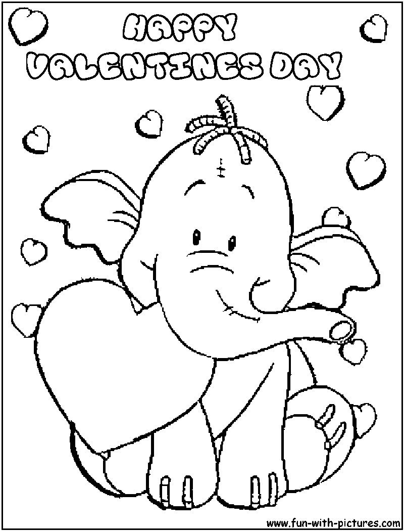 Coloring Pages Valentines Day Cards At GetColorings Free 