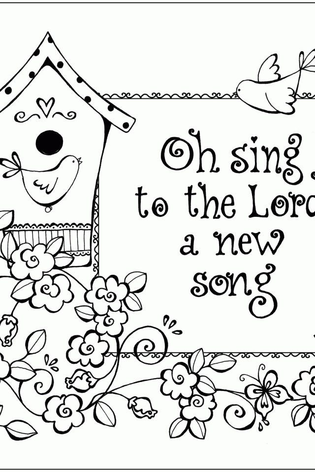 Coloring Pages With Bible Verses Coloring Home