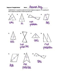 Congruent Triangles Worksheets KS3 Maths Beyond Worksheets Library