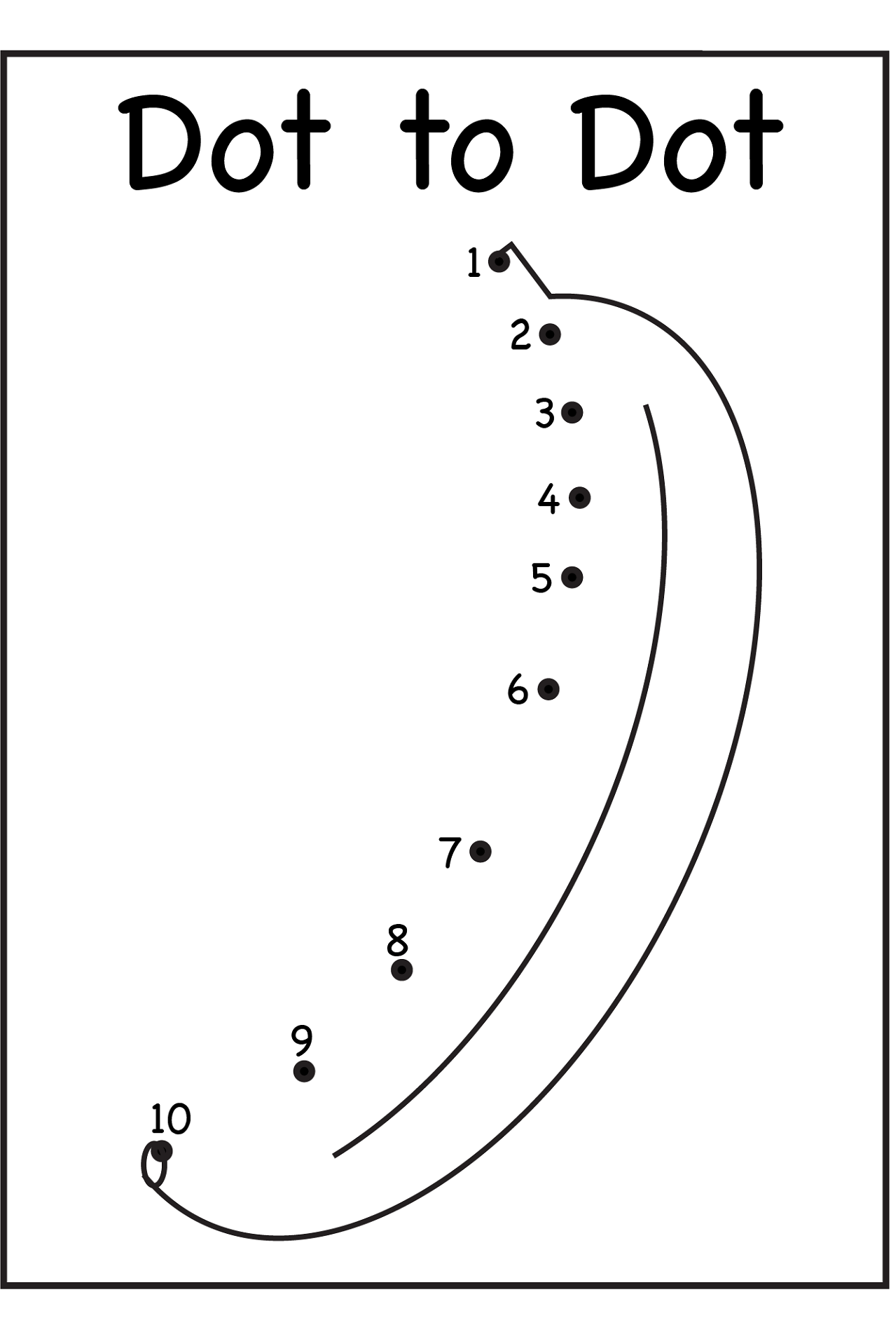 Connect The Dots Worksheets For Kindergarten