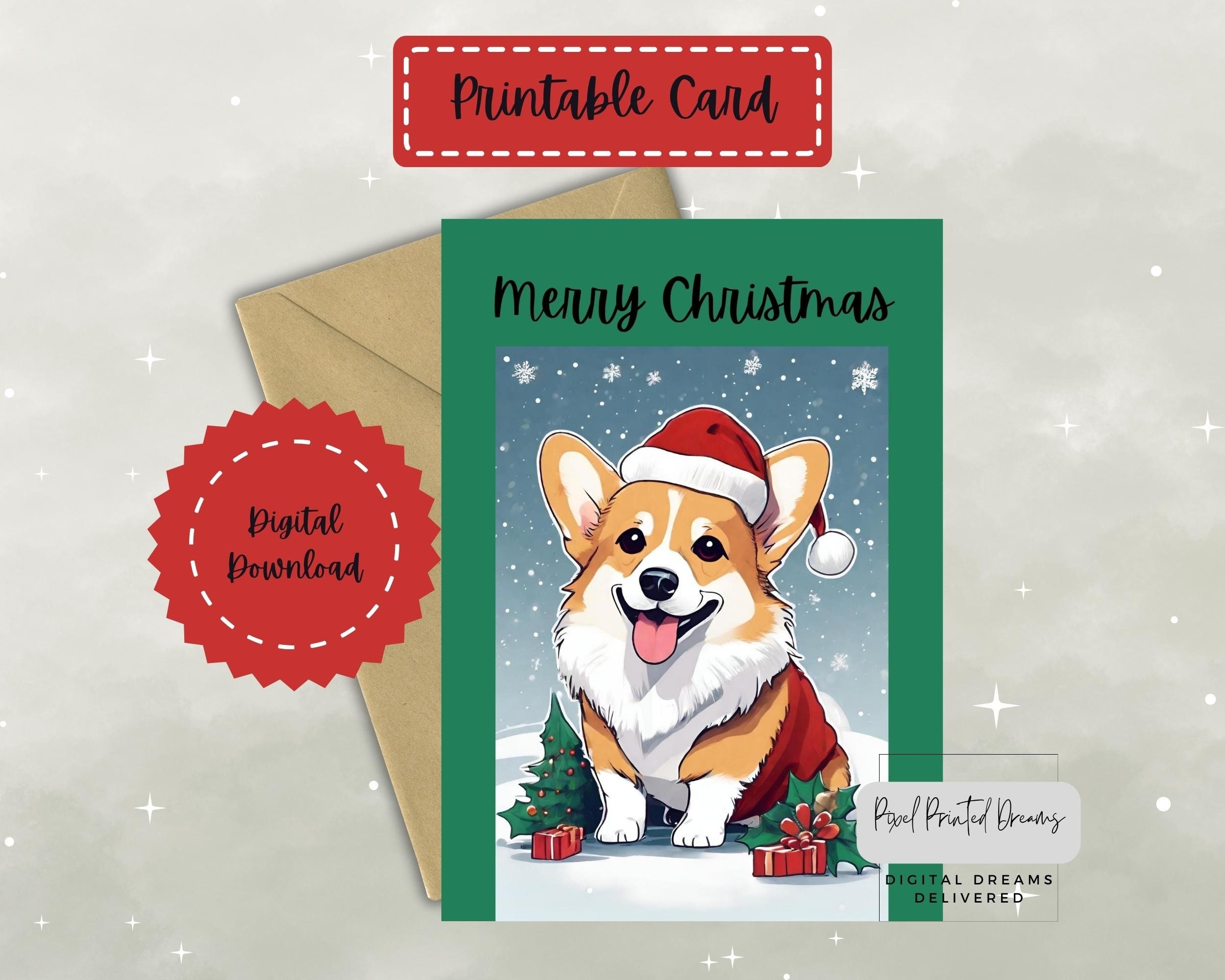 4x6 christmas card printable