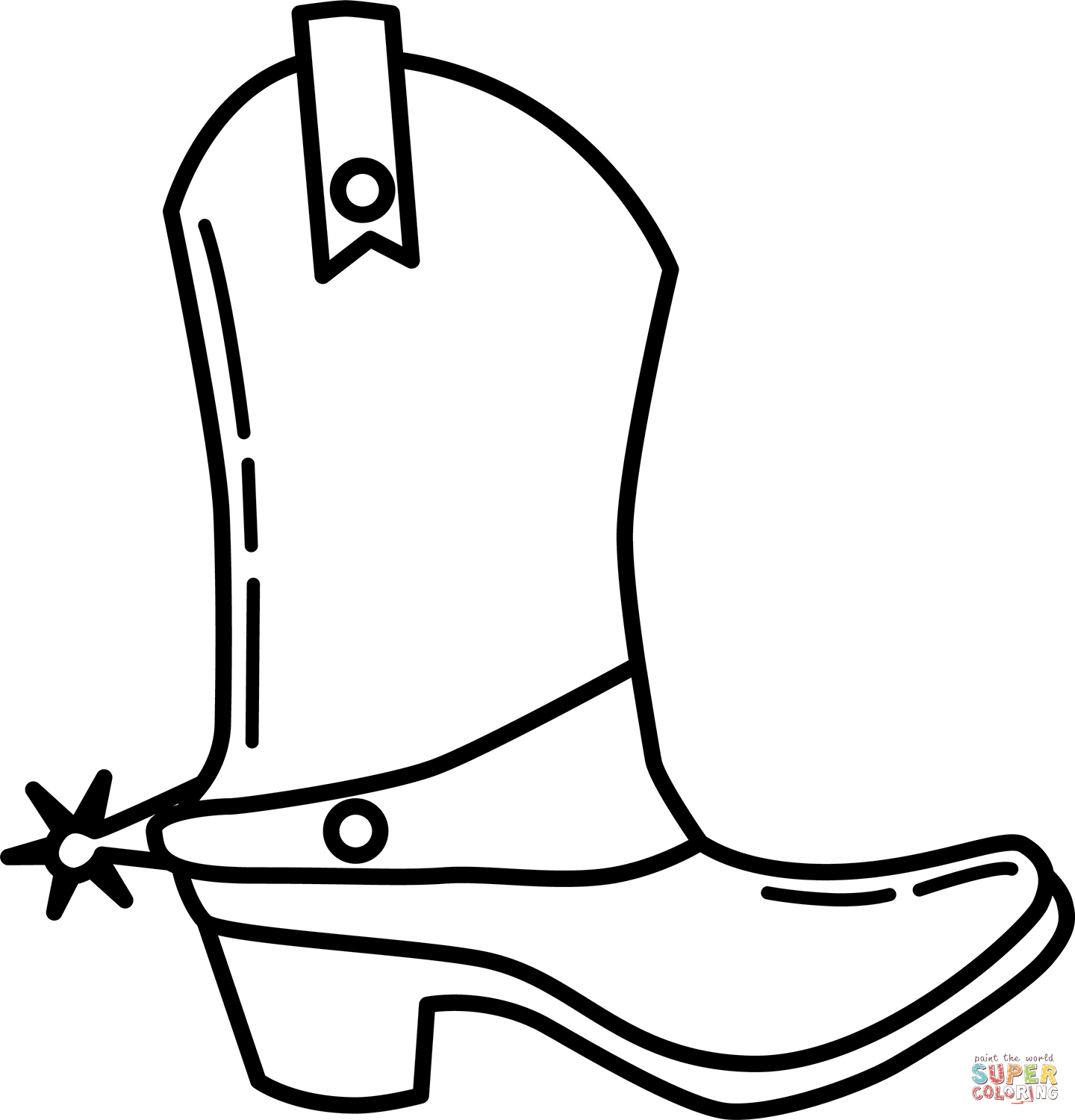 Cowboy Boot Template Printable Free Printable