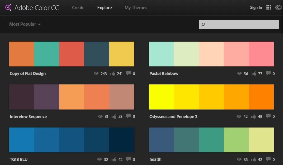 Create Color Palette From Color Volontariat