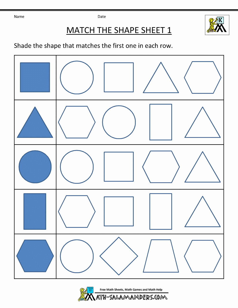 Create Your 30 Creative Geometric Shapes Patterns Worksheets Simple 