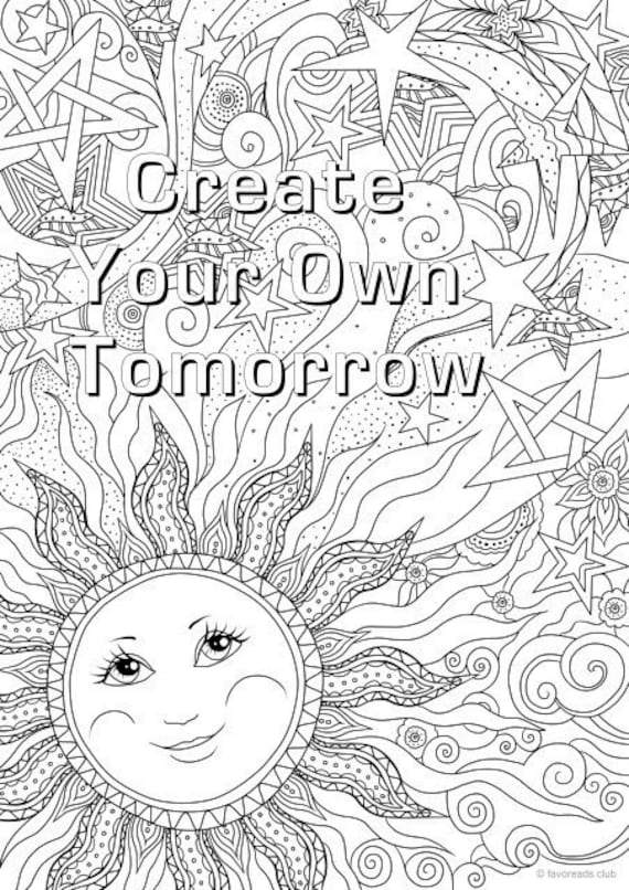 Create Your Own Coloring Page With Words Coloring Walls