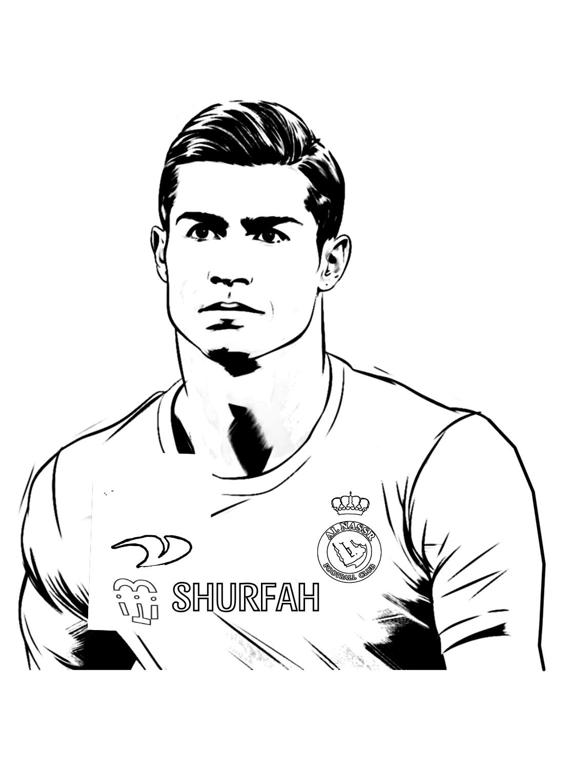 Coloring Pages Cristiano Ronaldo