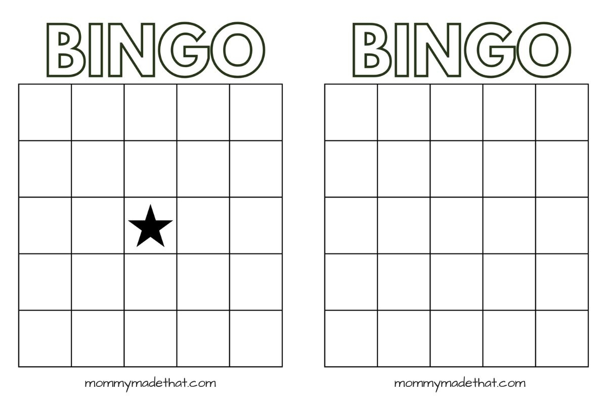 Custom Bingo Cards Free Printable Bingo Cards Bingo Card Template 